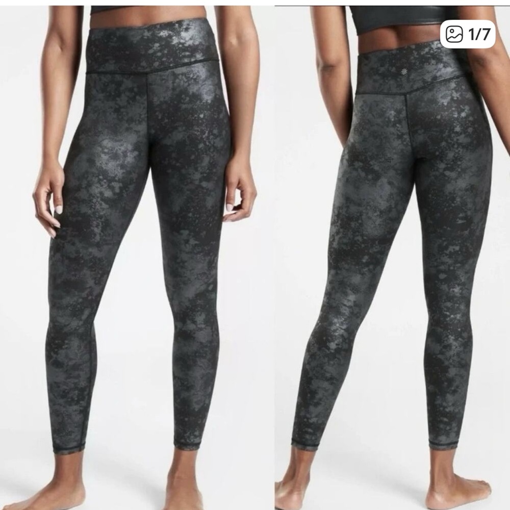 Athleta Elation Misty Lace leggings